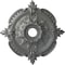 Ekena Millwork Benson Classic Ceiling Medallion (Canopies up to 6 1/2"), 28 3/8"OD x 3 3/4"ID x 1 5/8"P, Silver CM28BESLS - alternate 1